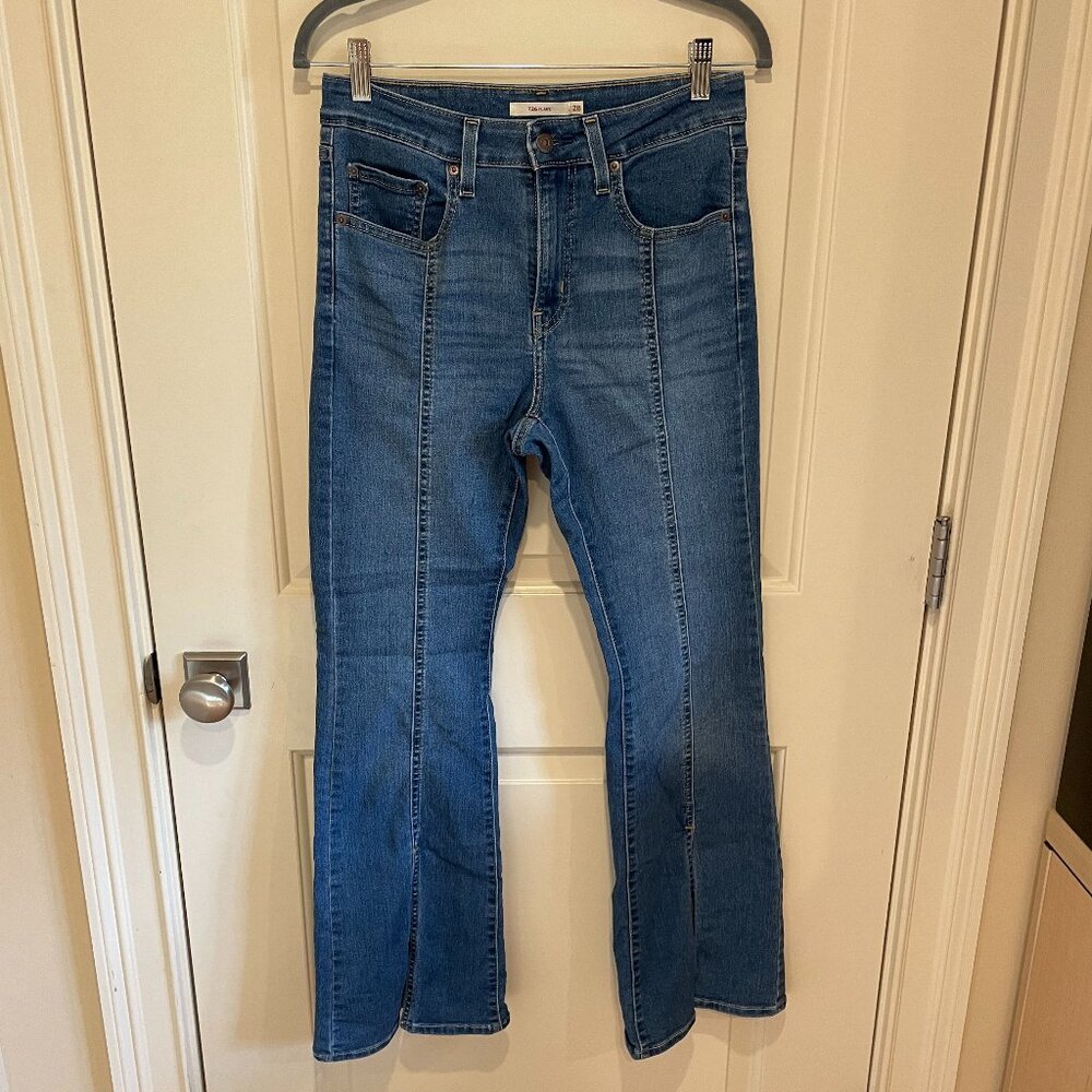 Levi's 726 Flare Split Hem Jeans